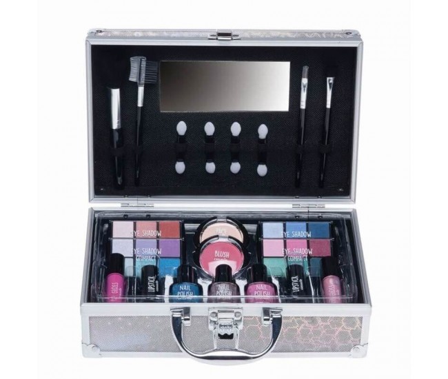 Set paleta machiaj tip geanta cosmetice 25 x 19 x 9 cm