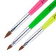Set pensule acryl, Lila Rossa, 3 buc (nr 2, 4 si 6)