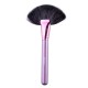 Set pensule makeup, Megaga, cu husa neagra, 18 buc