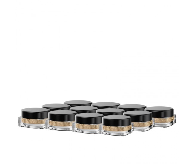 Set pigment cu efect de oglinda, 12 bucati, gold