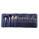 Set profesional 26 pensule makeup Megaga, Ultimate Trend, Lila Rossa, husa neagra