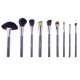 Set profesional 26 pensule makeup Megaga, Ultimate Trend, Lila Rossa, husa neagra
