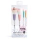 Set pensule machiaj 4 buc IDC INSTITUTE MAKEUP BRUSHES 4 PCS