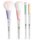 Set pensule machiaj 4 buc IDC INSTITUTE MAKEUP BRUSHES 4 PCS