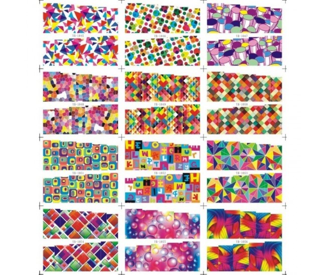 Sticker A4 12 in 1 nr 1045-1056