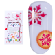 Sticker Lila Rossa pentru decor unghii, Craciun, Revelion si iarna, nail art, xf3118