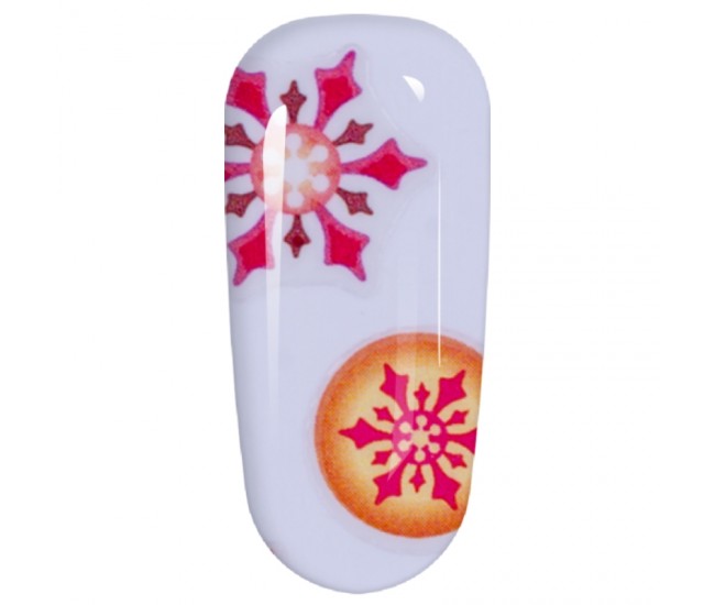 Sticker Lila Rossa pentru decor unghii, Craciun, Revelion si iarna, nail art, xf3118