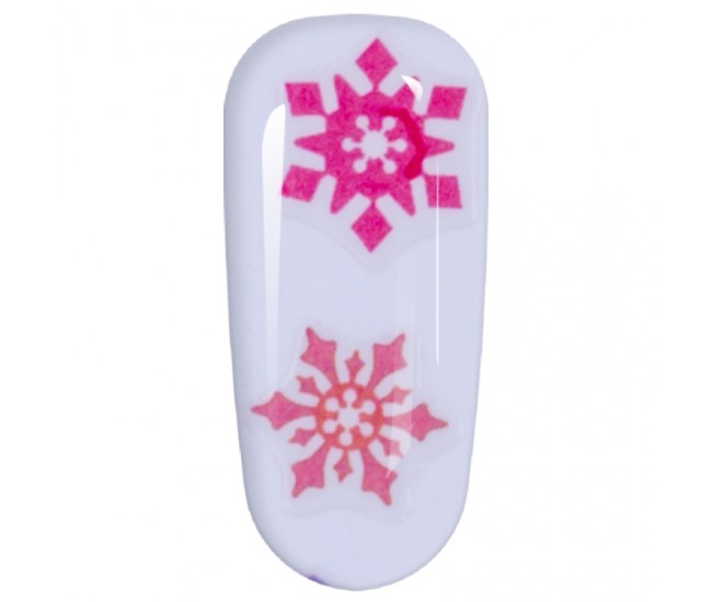 Sticker Lila Rossa pentru decor unghii, Craciun, Revelion si iarna, nail art, xf3119