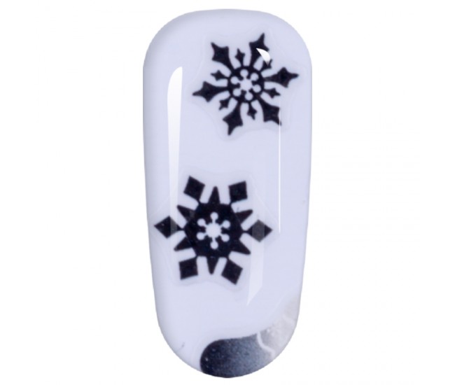 Sticker Lila Rossa pentru decor unghii, Craciun, Revelion si iarna, nail art, xf3120