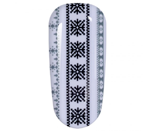 Sticker Lila Rossa pentru decor unghii, Craciun, Revelion si iarna, nail art, xf3121
