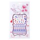 Sticker Lila Rossa pentru decor unghii, Craciun, Revelion si iarna, nail art, xf3123