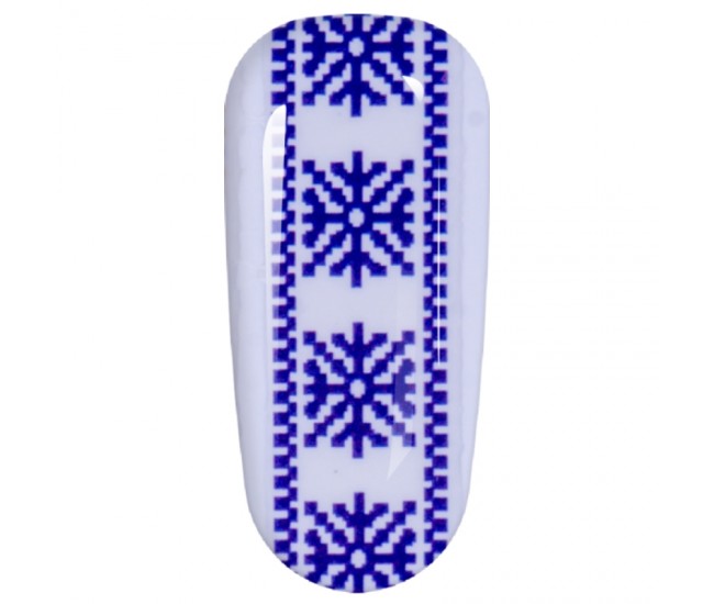 Sticker Lila Rossa pentru decor unghii, Craciun, Revelion si iarna, nail art, xf3123