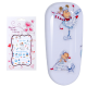 Sticker Lila Rossa pentru decor unghii, Craciun, Revelion si iarna, nail art, xf3125