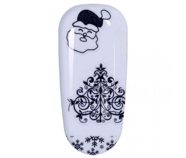 Sticker Lila Rossa pentru decor unghii, Craciun, Revelion si iarna, nail art, xf3127