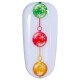 Sticker Lila Rossa pentru decor unghii, Craciun, Revelion si iarna, nail art, xf3129
