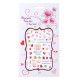 Sticker Lila Rossa pentru decor unghii, Craciun, Revelion si iarna, nail art, xf3130