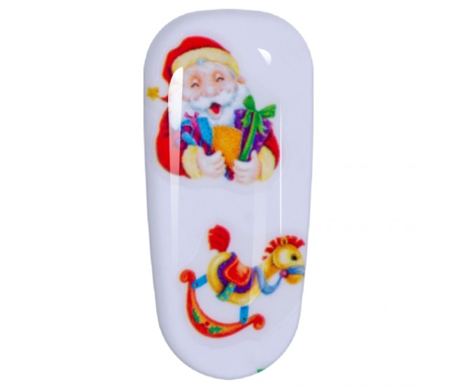 Sticker Lila Rossa pentru decor unghii, Craciun, Revelion si iarna, nail art, xf3133