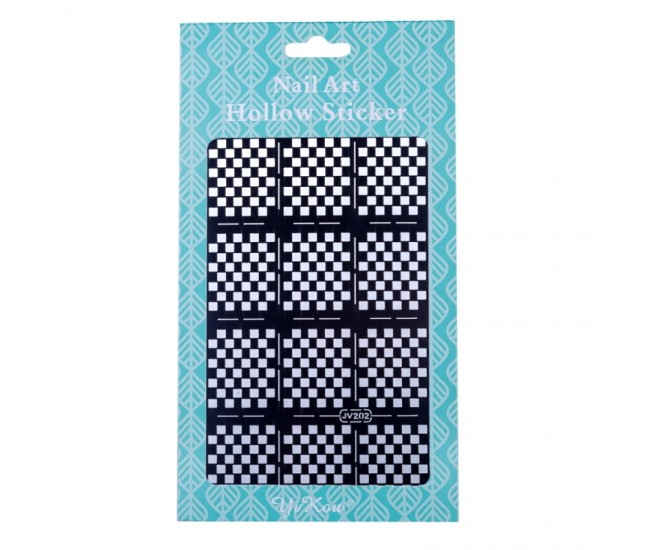 Sticker Lila Rossa pentru decor unghii, nail art, jv202