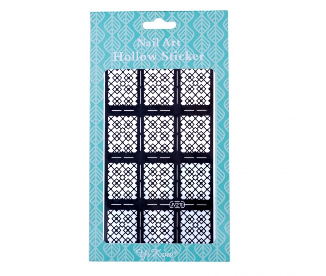 Sticker Lila Rossa pentru decor unghii, nail art, jv210