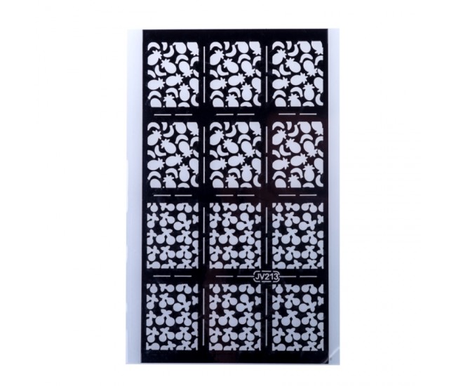 Sticker Lila Rossa pentru decor unghii, nail art, jv213