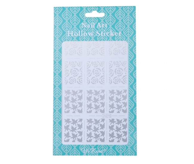 Sticker Lila Rossa pentru decor unghii, nail art, jv215
