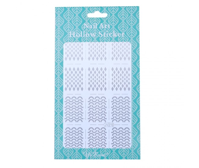 Sticker Lila Rossa pentru decor unghii, nail art, jv219