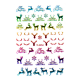 Sticker nail art Lila Rossa, pentru Craciun, Revelion si iarna, 14.5 x 9.1 cm, tl0054