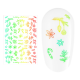 Sticker nail art Lila Rossa, pentru Craciun, Revelion si iarna, 14.5 x 9.1 cm, tl0056