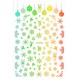 Sticker nail art Lila Rossa, pentru Craciun, Revelion si iarna, 14.5 x 9.1 cm, tl0062