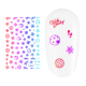 Sticker nail art Lila Rossa, pentru Craciun, Revelion si iarna, 14.5 x 9.1 cm, tl0063