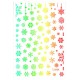 Sticker nail art Lila Rossa, pentru Craciun, Revelion si iarna, 14.5 x 9.1 cm, tl0064
