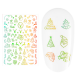 Sticker nail art Lila Rossa, pentru Craciun, Revelion si iarna, 14.5 x 9.1 cm, tl0066