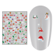 Sticker nail art Lila Rossa, pentru Craciun, Revelion si iarna, 15 x 9 cm, z-d3936