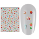 Sticker nail art Lila Rossa, pentru Craciun, Revelion si iarna, 15 x 9 cm, z-d3948