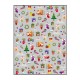 Sticker nail art Lila Rossa, pentru Craciun, Revelion si iarna, 15 x 9 cm, z-d3950