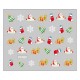 Sticker nail art Lila Rossa, pentru Craciun, Revelion si iarna, 7.2 x 10.5 cm, xf360