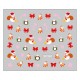Sticker nail art Lila Rossa, pentru Craciun, Revelion si iarna, 7.2 x 10.5 cm, xf361