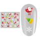 Sticker nail art Lila Rossa, pentru Craciun, Revelion si iarna, 7.2 x 10.5 cm, xf362