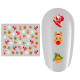 Sticker nail art Lila Rossa, pentru Craciun, Revelion si iarna, 7.2 x 10.5 cm, xf368