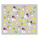 Sticker nail art Lila Rossa, pentru Craciun, Revelion si iarna, 7.2 x 10.5 cm, xf371