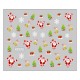 Sticker nail art Lila Rossa, pentru Craciun, Revelion si iarna, 7.2 x 10.5 cm, xf375