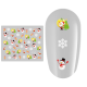 Sticker nail art Lila Rossa, pentru Craciun, Revelion si iarna, 7.2 x 10.5 cm, xf379
