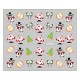 Sticker nail art Lila Rossa, pentru Craciun, Revelion si iarna, 7.2 x 10.5 cm, xf381
