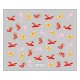 Sticker nail art Lila Rossa, pentru Craciun, Revelion si iarna, 7.2 x 10.5 cm, xf382
