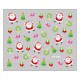 Sticker nail art Lila Rossa, pentru Craciun, Revelion si iarna, 7.2 x 10.5 cm, xf386