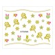 Sticker nail art Lila Rossa, pentru Craciun, Revelion si iarna, 7.2 x 10.5 cm, xf6099
