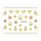 Sticker nail art Lila Rossa, pentru Craciun, Revelion si iarna, 7.2 x 10.5 cm, xf6104