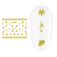 Sticker nail art Lila Rossa, pentru Craciun, Revelion si iarna, 7.2 x 10.5 cm, xf6111