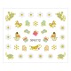 Sticker nail art Lila Rossa, pentru Craciun, Revelion si iarna, 7.2 x 10.5 cm, xf6112