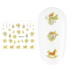 Sticker nail art Lila Rossa, pentru Craciun, Revelion si iarna, 7.2 x 10.5 cm, xf6114